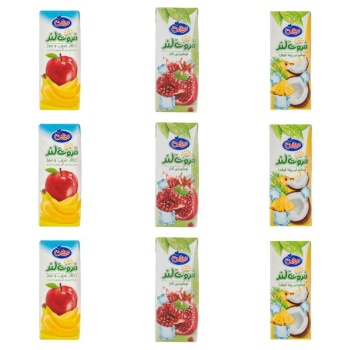  سیب موز و پیناکولادا و انار میهن - 200 میلی لیتر بسته 9 عددی6327e66469984101760